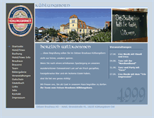 Tablet Screenshot of ostsee-brauhaus.de